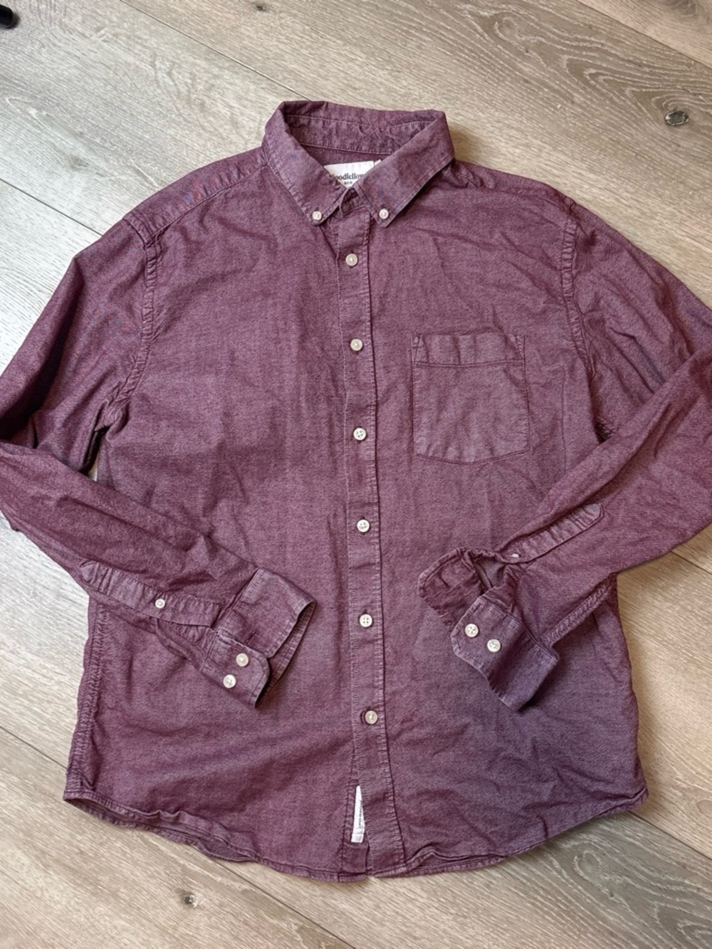 Goodfellow & Co Men's Button-Down Shirt in Burgundy
